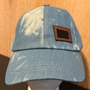 Soft denim Tie-Dye Cap with Pennsylvania patch